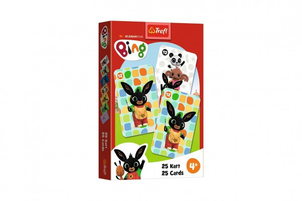 Gra planszowa Černý Petr Králíček Bing - karty w pudełku 6x9cm