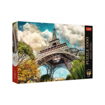 Puzzle Premium Plus - Odyseja Fotograficzna: Wieża Eiffla w Paryżu, Francja 1000 elementów 68,3x48cm w krabie 4