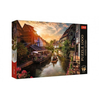 Puzzle Premium Plus - Odyseja Fotograficzna: Mała Wenecja w Colmar, Francja 1000 elementów 68,3x48cm w krabie 40