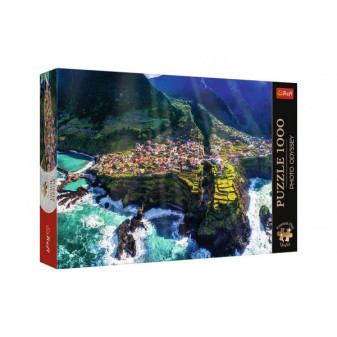 Puzzle Premium Plus - Photo Odyssey: Madera, Portugalia 1000 elementów 68,3x48cm w krabie 40x