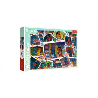 Puzzle Lilo&Stitch - Słodkie Wspomnienia 1000 elementów 68,3x48cm w pudełku 40x27x6cm