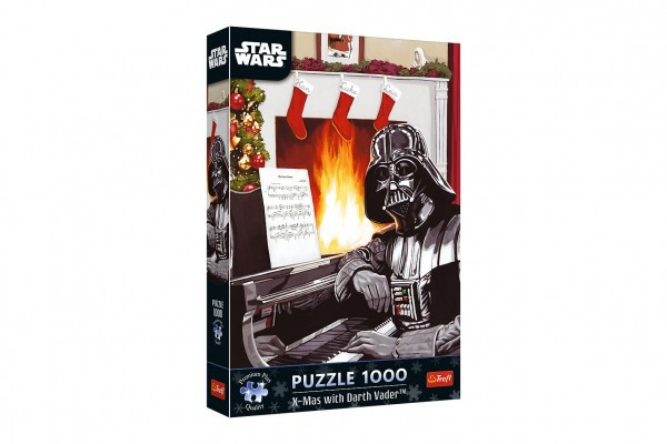 Puzzle Premium Plus: Gwiezdne Wojny - Boże Narodzenie z Darth Vaderem 1000 elementów 48x68,3cm w pudełku 27x40x6cm