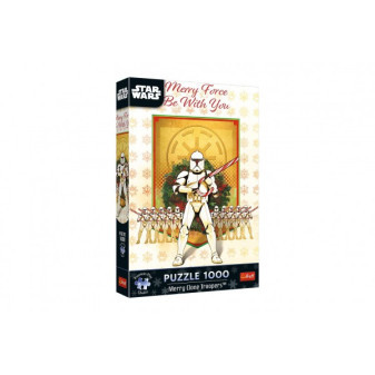 Puzzle Premium Plus: Star Wars - Wesoły żołnierz-klon 1000 elementów 48x68,3cm w pudełku 27x40x6c