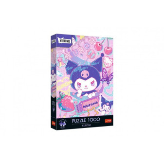 Puzzle Premium Plus: Kuromi 1000 elementów 48x68,3 cm w pudełku 27x40x6 cm