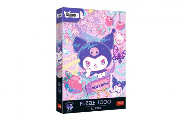 Puzzle Premium Plus: Kuromi 1000 elementów 48x68,3 cm w pudełku 27x40x6 cm