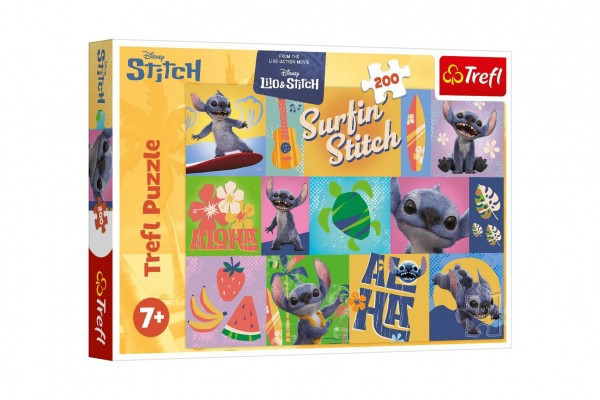 Puzzle Lilo&Stitch - Hawaiian Adventures 200 elementów 48x34cm w pudełku 33x23x4cm