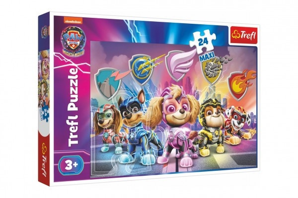 Puzzle MAXI szczenięta misja Psi patrol 24 elementy w pudełku 40x27x6cm