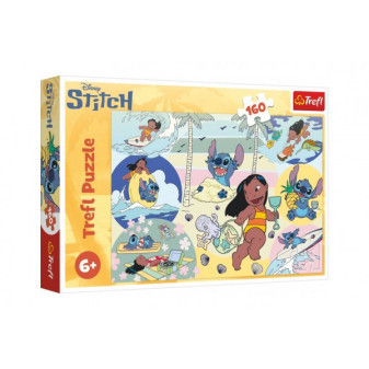 Puzzle Rules of Stitch 41x27,5cm 160 elementów w pudełku 29x19x4cm