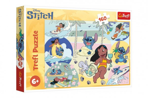 Puzzle Rules of Stitch 41x27,5cm 160 elementów w pudełku 29x19x4cm
