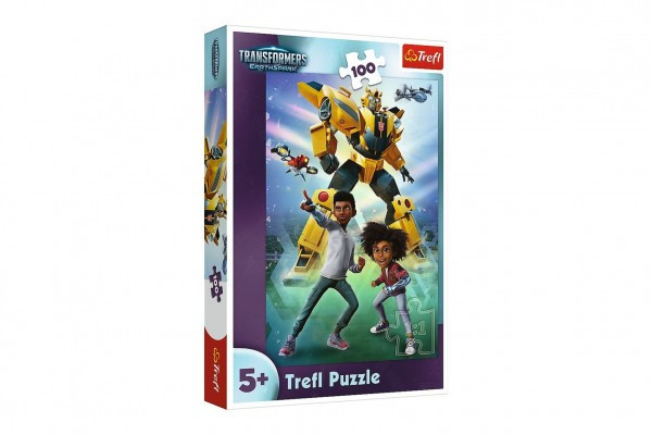 Puzzle Team Transformers 100 elementów 27,5x41cm w pudełku 20x29x4cm