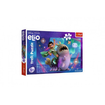 Puzzle Elio i kosmiczna przygoda 100 elementów 41x27,5cm w pudełku 29x19x4cm