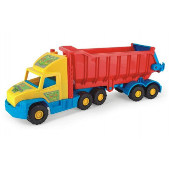 Auto Super Truck naczepa wywrotka plastikowa 75cm w siatce 12m+ Wader