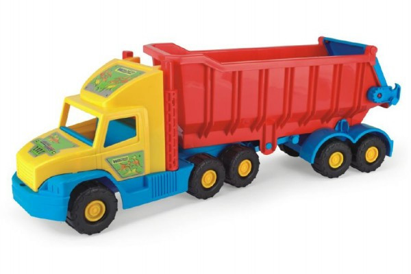 Auto Super Truck naczepa wywrotka plastikowa 75cm w siatce 12m+ Wader