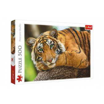 Puzzle Portret tygrysa 500 sztuk 48x34cm w pudełku 40x27x4,5cm