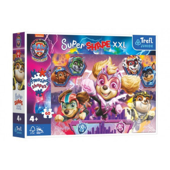 Puzzle Happy Dogs 60 XXL Super Kształt Psi Patrol/Psi Patrol 60x40cm w pudełku 33x23x6cm