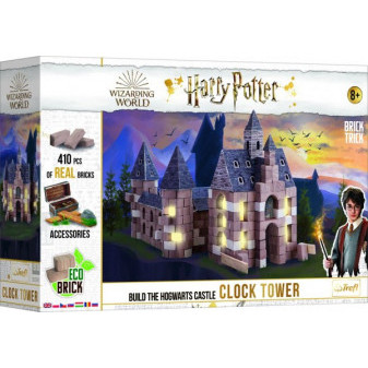 Zbuduj z klocków Harry Potter - Clock Tower Brick Trick kit w pudełku 40x27x9cm