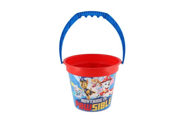 Wiadro okrągłe 3,4 l plastikowe Psi Patrol 23,5x17,5cm 12m + woder