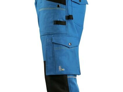 Spodnie 3/4 CXS STRETCH, męskie, średnio niebiesko-czarne, rozmiar 52
