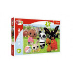 Puzzle Maxi 24 elementy Bing Bunny Zabawa w parku 60x40cm w pudełku 40x26,5x4cm