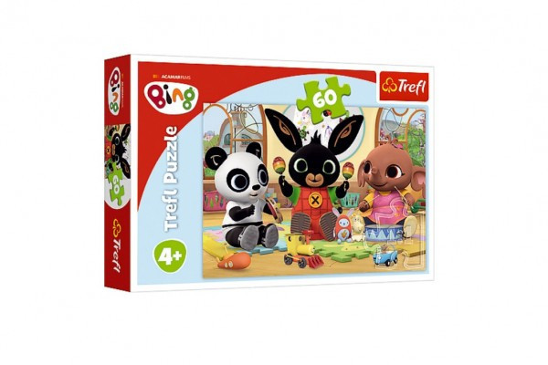 Puzzle w rytmie Bingo 60 sztuk 33x22cm w pudełku 21x14x4cm