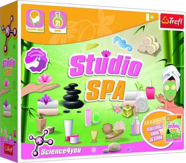 Spa Studio SPA gra naukowa 21 eksperymentów Nauka 4 ty w pudełku 38x29x8cm