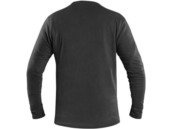 T-shirt CXS PETR, długi rękaw, czarny, rozmiar 5XL