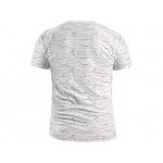 T-shirt CXS MARMORO, krótki rękaw, biały, rozmiar XS