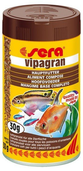 Sera pokarm podstawowy dla ryb ozdobnych Vipagran 100ml Natura