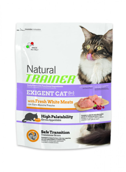 Trainer Natural Cat Exigent mięso drobiowe 300g