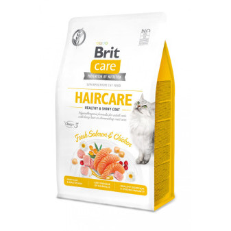 Brit Care Cat bezzbożowa pielęgnacja włosów 0,4kg