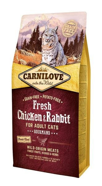 Carnilove Cat Fresh Kurczak i Królik 6kg