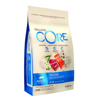Wellness Core Cat Ocean Adult wszystkie rasy łosoś i tuńczyk 4kg