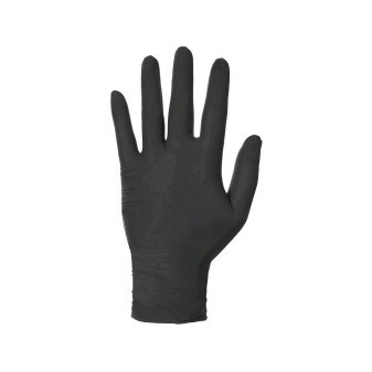 Rękawiczki CXS STERN BLACK, jednorazowe, nitrylowe