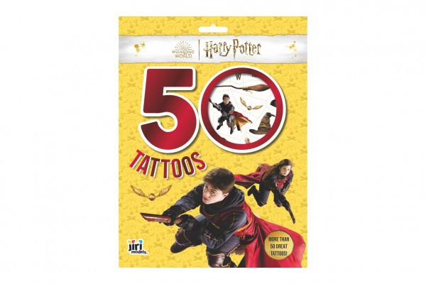 Tatuaże Harry'ego Pottera 51 szt. + 12 arkuszy do malowania w arkuszach