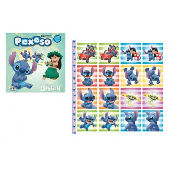 Gra pamięciowa w zeszycie z kolorowankami Lilo i Stitch 21,5x21,5cm