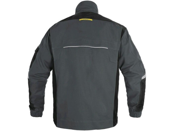 Bluzka CXS STRETCH, męska, ciemnoszaro-czarna, rozmiar 46