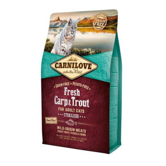 Carnilove Cat Fresh karp i pstrąg sterylizowany 2kg