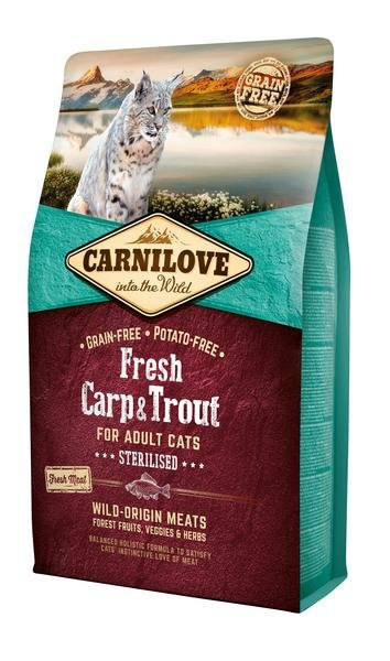 Carnilove Cat Fresh karp i pstrąg sterylizowany 2kg