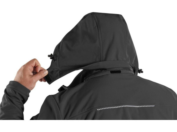 Kurtka CXS STRETCH, męska, softshell, kolor czarny, rozmiar 5XL