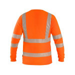 T-shirt CXS OLDHAM, długi rękaw, ostrzegawczy, męski, pomarańczowy, rozmiar XL