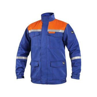 Bluzka CXS ENERGETIK MULTI 9043 II, męska, niebiesko-pomarańczowa