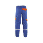 Spodnie CXS ENERGETIK MULTI 9043 II, męskie, niebiesko-pomarańczowe, rozmiar 48