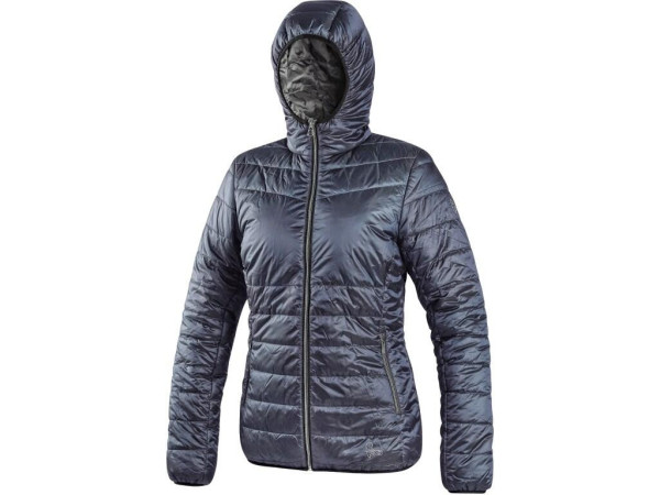 Kurtka CXS OCEANIA, zimowa, damska, dwustronna, przydymiona - szara, rozmiar XL