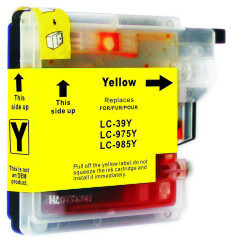 Alternatywny kolor X LC-985Y XL atrament żółty do Brother DCP-J125, J315W, J515W, 19,5 ml