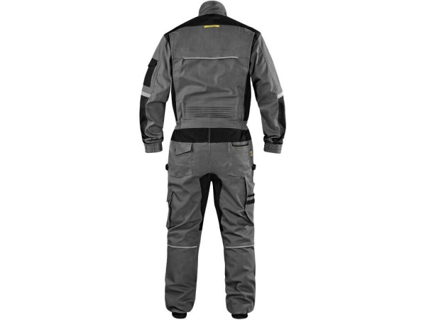 Kombinezon CXS STRETCH, męski, szaro-czarny, rozmiar 60