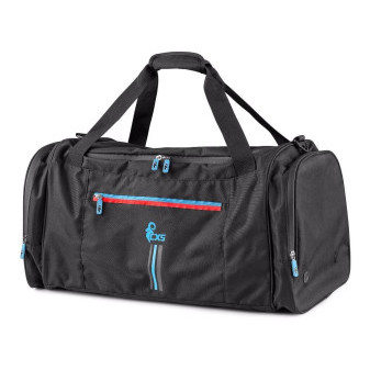 Torba CXS LEONIS 60x30x30 cm w kolorze czarnym z niebiesko-czerwonymi dodatkami