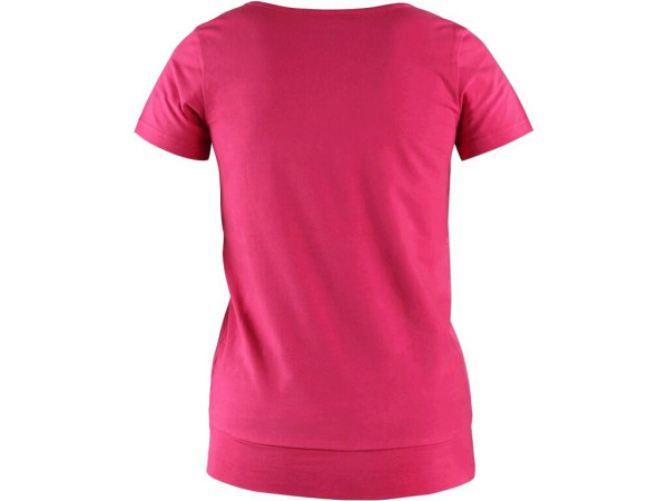 T-shirt CXS EMILY, damski, z krótkim rękawem, w kolorze różowym