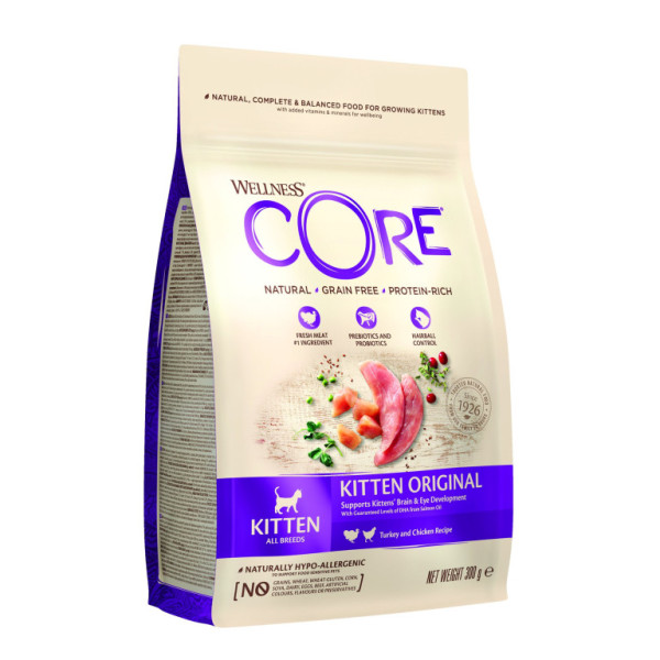 Wellness Core Cat Original Kitten All Breeds indyk i kurczak 300g