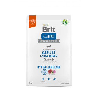 Brit Care Dog Hypoallergenic Adult Large Breed - jagnięcina i ryż, 3kg