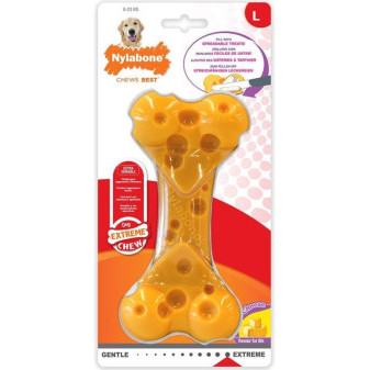 Nylabone toy Extreme serek o smaku kości M